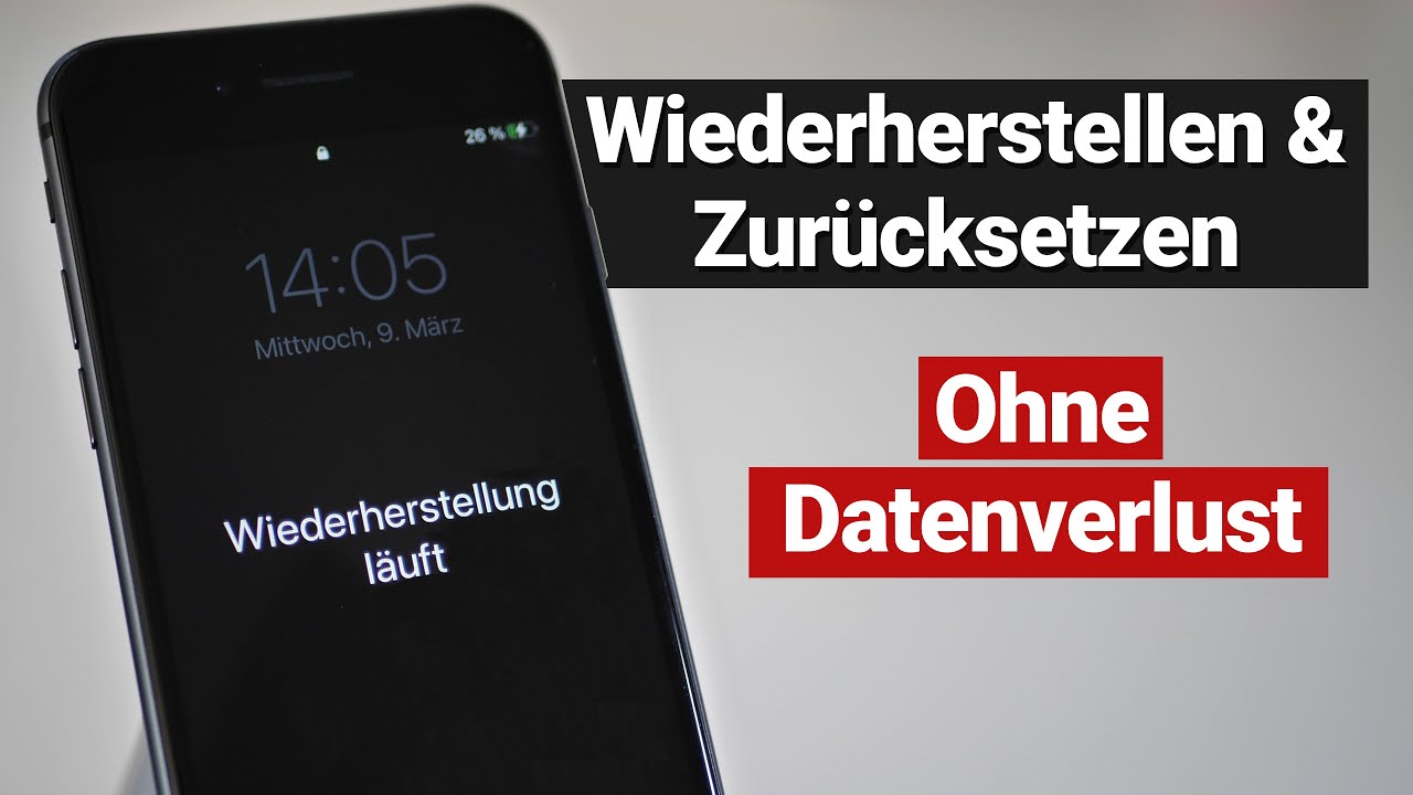 wiederherstellung iphone ohne itunes